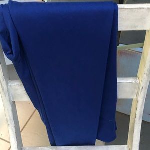 Royal solid blue TC llr leggings